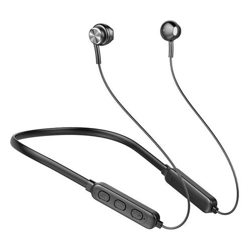 Generic Neck Hanging Wireless Bluetooth Earphone Sports -- Black