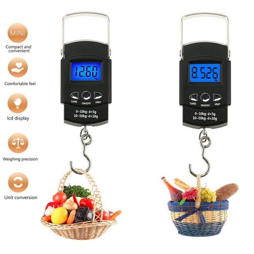 Generic Mini Digital Scale Fishing Luggage Travel Weighing Scales