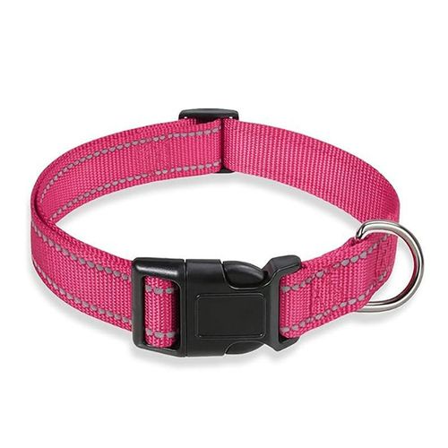 Generic Adjustable Pet Collar & Leash Set - 2Pcs Reflective Nylon Night Safety Dog Rope (Black S) - image 8