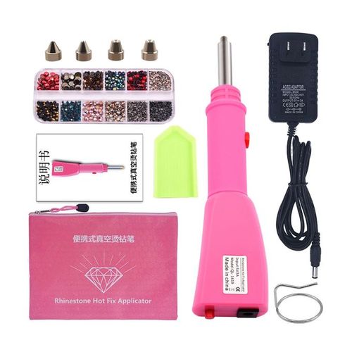 Bedazzler Kit with Rhinestones, Bedazzle Tool Gun, Hotfix