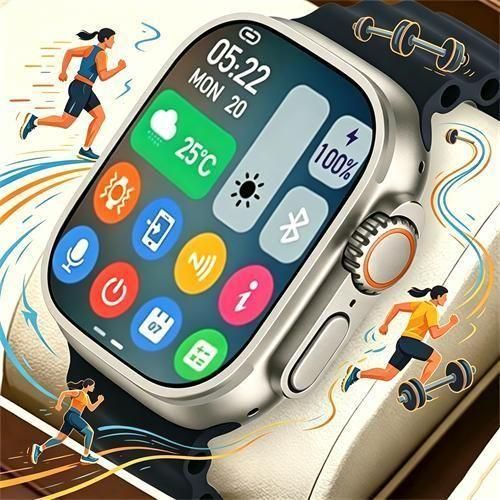 Generic S9 Ultra3 MAX 2.3" IPS HD Full Touch Screen Smart Bluetooth Call Smartwatch