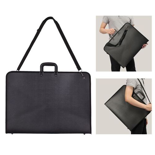 Art Portfolio Bag For Artwork, Posters With Zipper And Handles