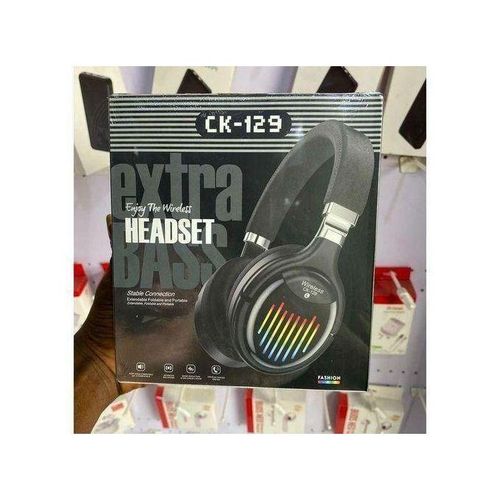 Generic Genetic CK129 Extra Bass Wireless Bluetooth Noise Cancelling Headphone Headset -