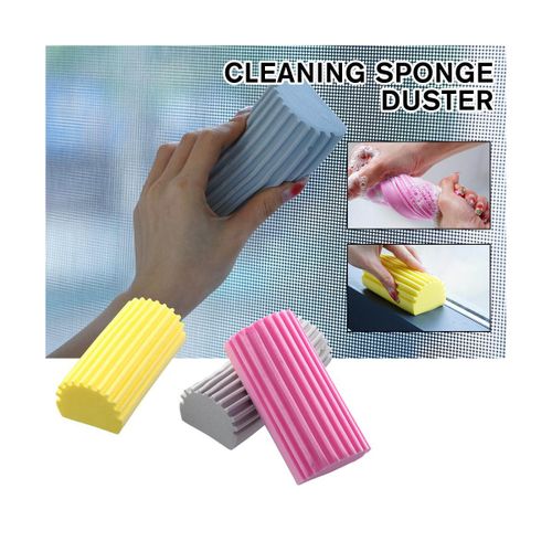 PVA Damp Clean Duster Sponge Portable Cleaning Brush Duster For Cleaning  Blinds Glass Baseboards Vents Railings