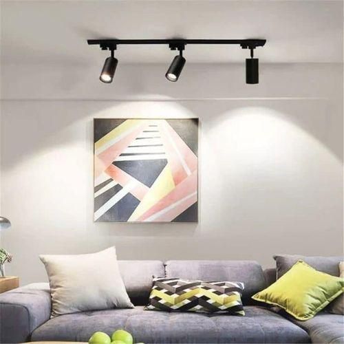 Generic 30w TrackLight Adjustable Track Ceiling/wall Spotlight 3 in 1 – Black