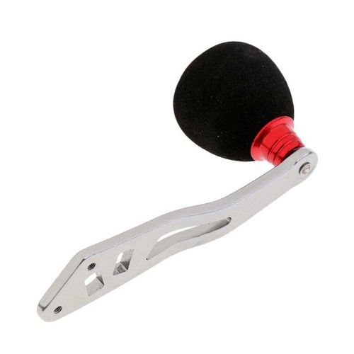 Generic Metal Reel Handle EVA Knobs Baitcasting Reel Handle For S Red