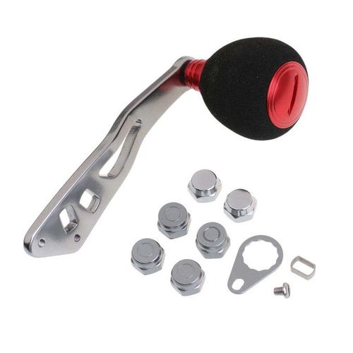 Generic Metal Reel Handle EVA Knobs Baitcasting Reel Handle For S