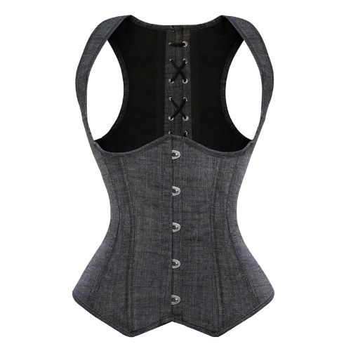 Women Underbust Boned Corset Tight Lacing Waist