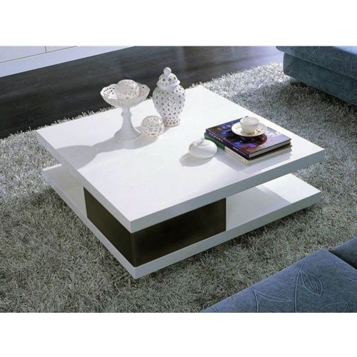 Generic Square Shaped Coffee Table White Black Center Table Jumia Nigeria