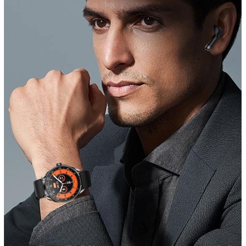 product_image_name-SupDevice-Local Stock-1.46-inch D9 headphone 2-in-1 smartwatch, 240mAh polymer lithium battery, Bluetooth call, health monitoring, NFC, compatible system, sports mode, 15-day battery life, Black-3