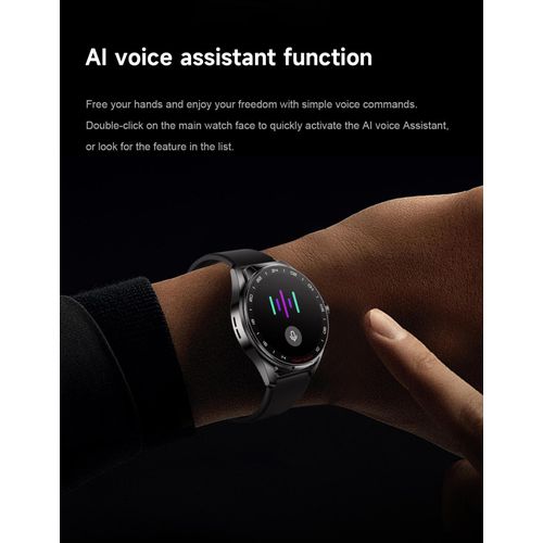 product_image_name-SupDevice-Local Stock-1.46-inch D9 headphone 2-in-1 smartwatch, 240mAh polymer lithium battery, Bluetooth call, health monitoring, NFC, compatible system, sports mode, 15-day battery life, Black-8