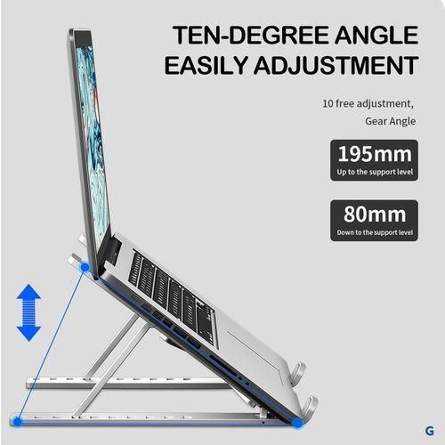 Generic 10 Steps Foldable Adjustable Laptop Stand Desktop Stand Jumia Nigeria