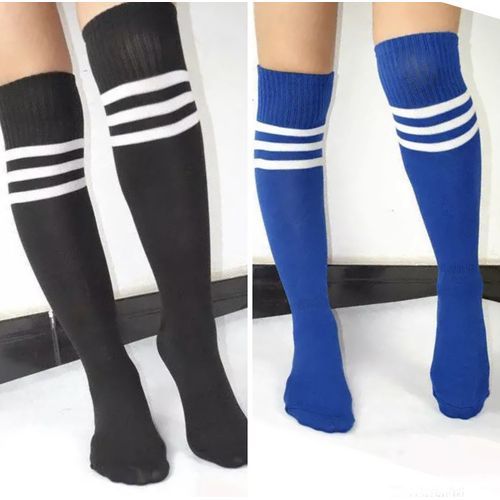 product_image_name-Fashion-2 PAIRS KNEEL HIGH SOCCER SPORT FOOTBALL HOSE SOCKS ANKLE-1
