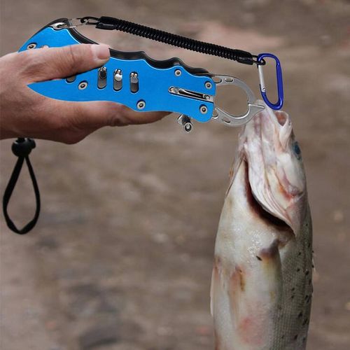 Generic Portable Gripper Grip Fish Clamp Fish Body Holder Blue