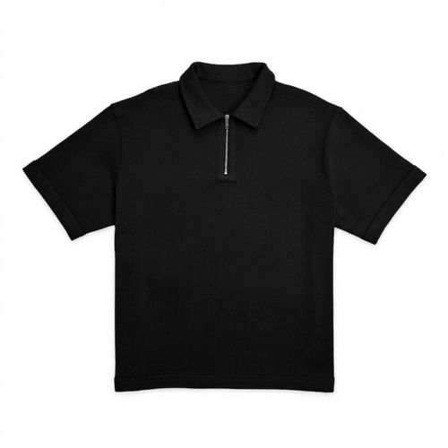 Fashion Elites Zipper Polo shortsleeve