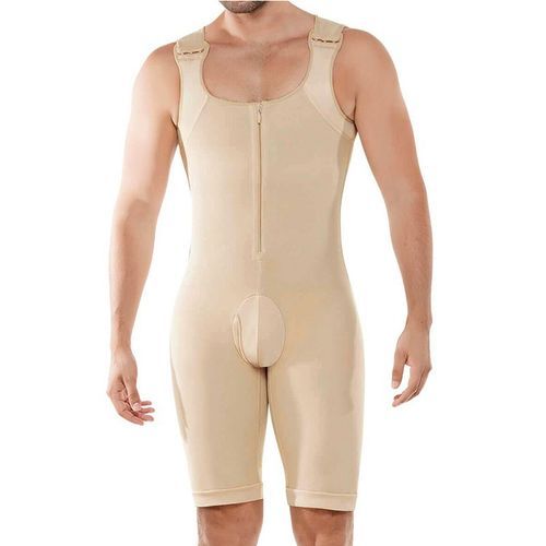 Full Body Shapewear Compression - Post Surgical Garments – Long Beige