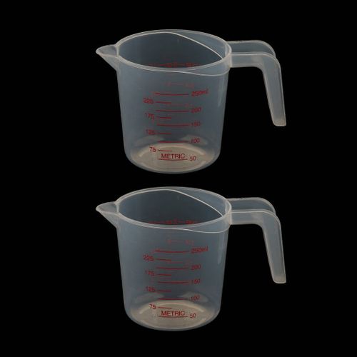 250/500/1000ML Plastic Transparent Measuring Cup Jug Pour Spout