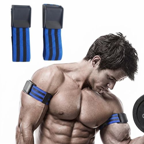 Generic Blood Flow Restriction Band (1 Pair) BFR Bundle Arm Bands Adjustable - image 3