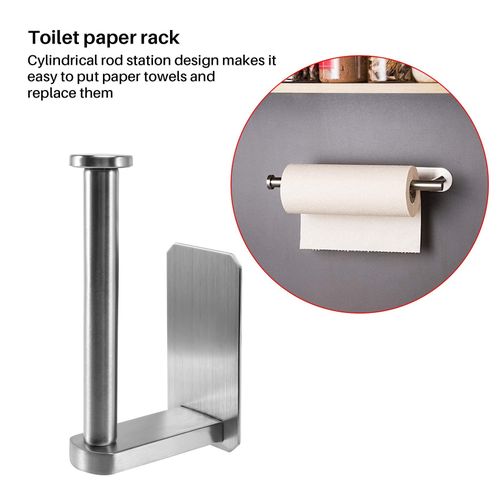 Paper Towel Holder // Gray // Metal Kitchen Paper Stand