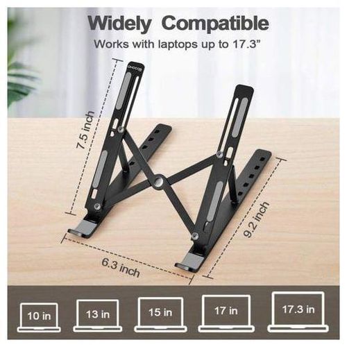 Generic Plastic Foldable Laptop Stand White Label Laptop Stand - image 6