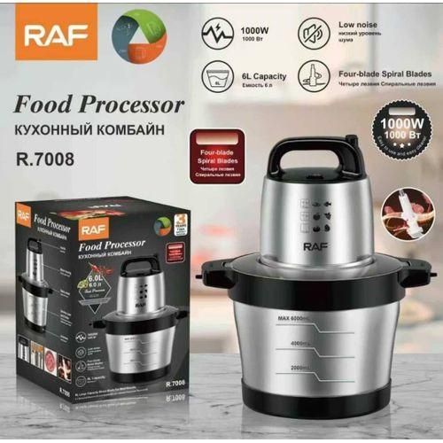 RAF  Multi-purpose 6L Food Processor & Yam Pounder - 10blades