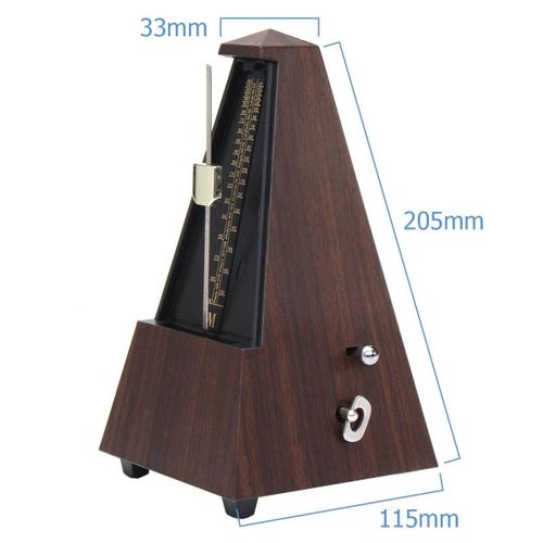 Mechanical Metronome,Toned Metronome Antique Mechanical Metronome Music  Timer for Piano/Guitar/Violin/Drum and Other Instruments
