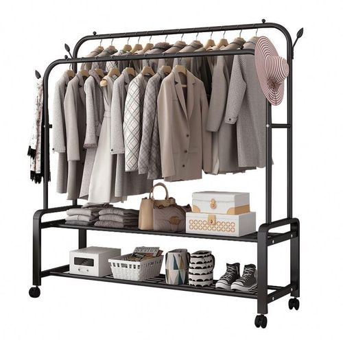 product_image_name-Generic-Double-pole metal clothes rack -1