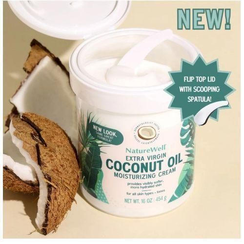 product_image_name-Naturewell-Extra Virgin Coconut Oil Moisturizing Cream (16 Oz.)-3