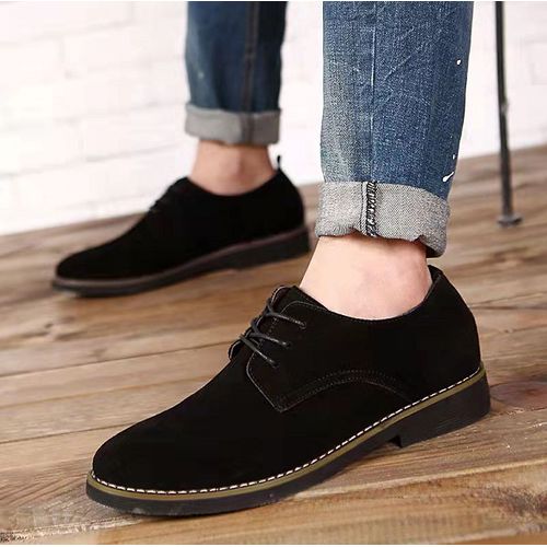 Fashion Mens Suede Martin Brock Boot Bullock Formal Dress Shoes Leather ...