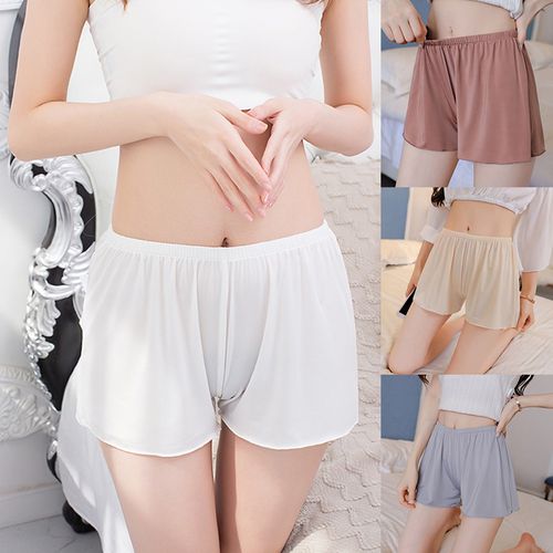 Fashion Thin Silky Safety Shorts Women S Skirt Shorts Seamless Boyshort  Underwear