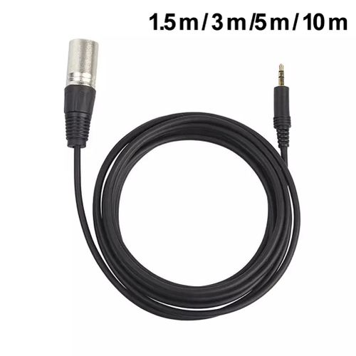 XLR/Phone jack adapter, stereo