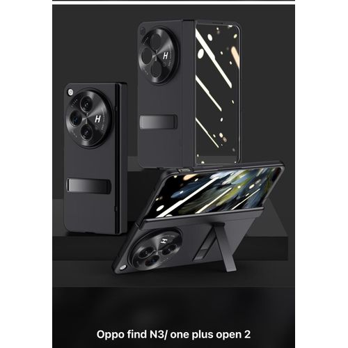 Generic Oneplus Open Case, Built-in Screen Protector, Full Hinge Protection, Metal Kickstand, Camera Protection, Thin & Slim Cover 5G 2023
