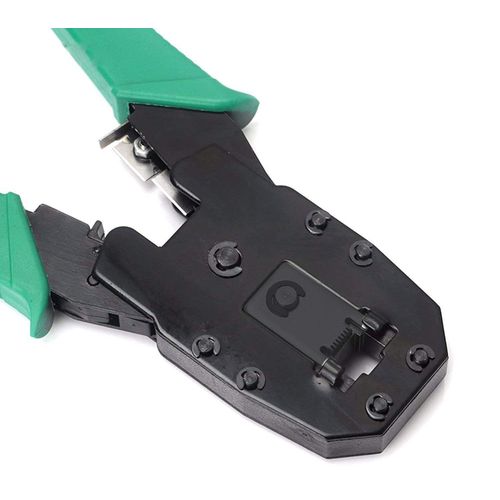 Generic RJ45 Crimping Tool Kit – Network Cable Crimper with 50pcs Connectors, LAN Cable Tester, Cable Cutter & Battery - image 2