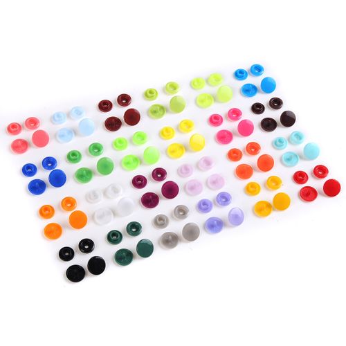 Snap Button Mix Plastic Sewing  Plastic Snap Press Stud Button