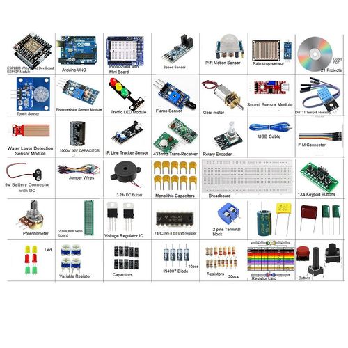 Generic ESP8266 IoT Sensor and Electronics Learning Kit – Complete Starter Set