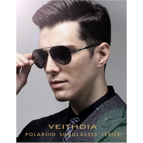 Fashion Men's Sunglasses Polarized Sunglasses Black