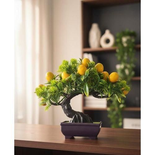 Generic Vibrant Mini Artificial Potted Flower - Aesthetic Home & Office Decor