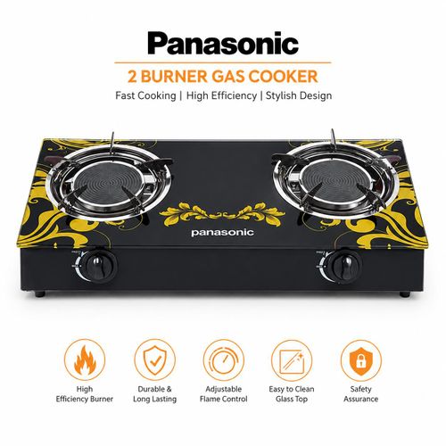 Panasonic Infrared Tempered Glass Double TableTop CookerHob
