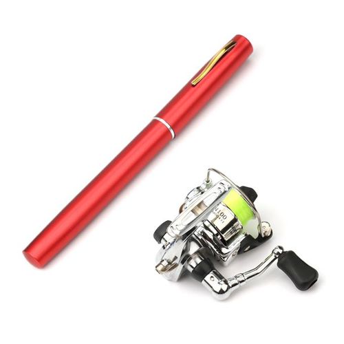 Generic 1M / 1.4M Pocket Collapsible Fishing Rod Reel Combo Mini