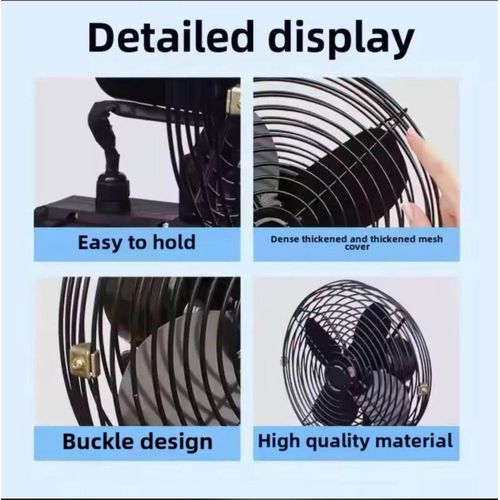 Generic Rechargeable lithium ion table fan (long lasting, lithium battery fan) - image 2