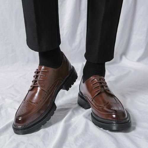 Thick sole brogues store