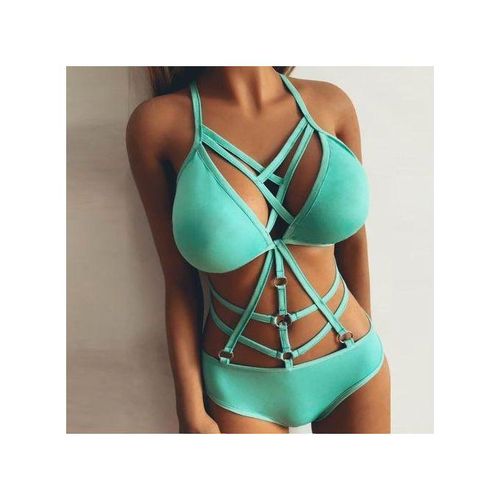 Women Lace Lingerie Hollow Harness Cage Bra Tops Strappy Bralette