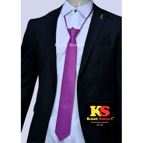 product_image_name-Fashion-1pc Premium Pre-Knotted 100% Jacquard Silk Fabric Men Tie-2