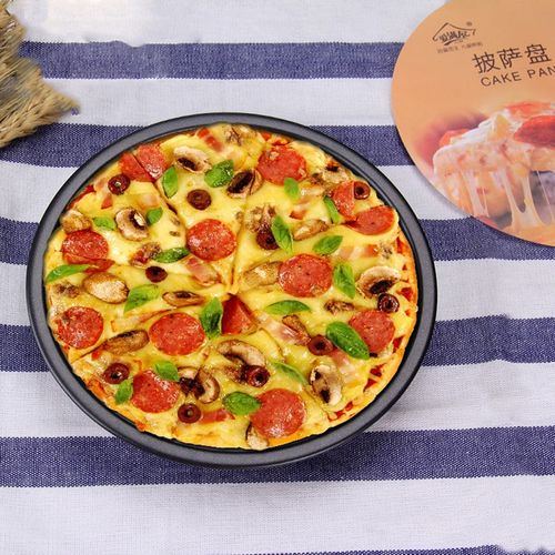 12 Inch Carbon Steel Pizza Baking Pan Mesh Tray Plate Round Dish Non-stick Pizza  Pan Oven Mould With Holes Kitchen Bakeware New - Pizza Tools - AliExpress