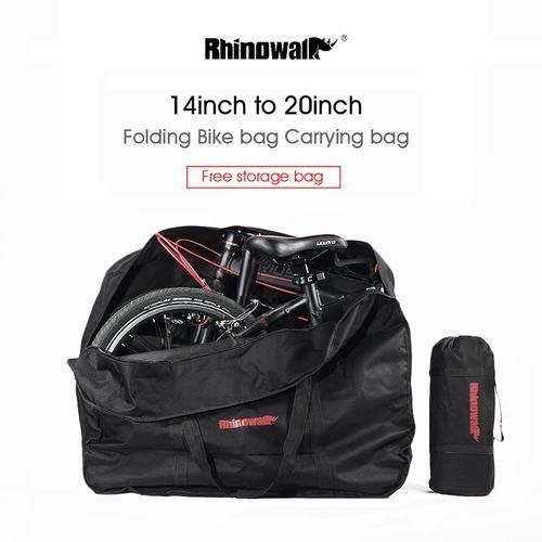 Generic RHINOWALK 14 16 20 Big Folding Bike Carrier Carry Packing Bag Foldable Bicycle Transport Bag Waterproof Loading Vehicle PouchBlack 20inch Jumia Nigeria