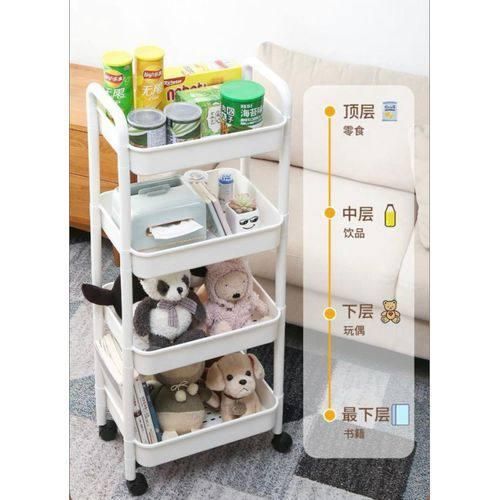 Generic 4 steps multifunctional plastic rack - White - image 2