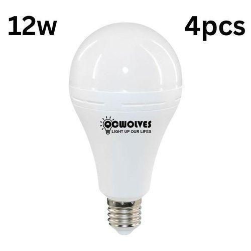 Generic 12w Rechargeable Energy Saver Bulb 4pcsrew