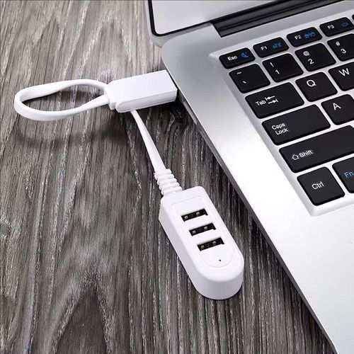 Generic 2PCS 3 Port Multi 2.0 USB HUB Splitter Mini USB Hub High Speed Rotate Splitter Adapter For Laptop Notebook PC Computer Accessories - image 3