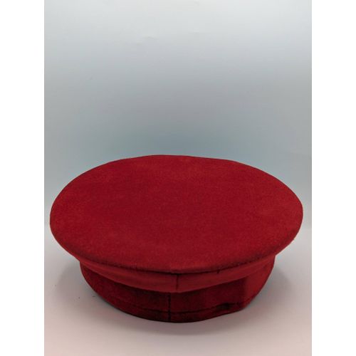 Fashion Classic Chauffeur Captain Sailor Hat Red - image 3