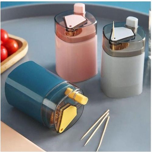 Generic 3PCS PopTop POP UP Toothpick Dispenser TOOTHPICK HOLDER MULTICOLOUR